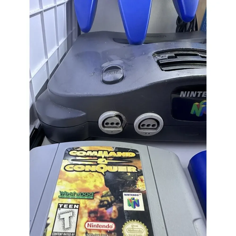 Nintendo 64 N64 Console Bundle w Controller Power Supply AV Cord 3 Games Retro